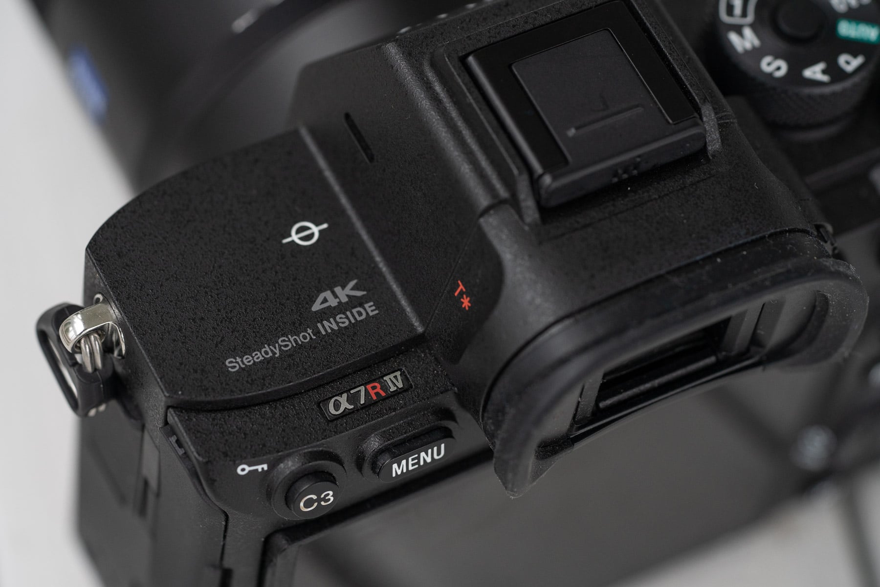 Top Down View of the new Sony a7R IV Mirroless Camera