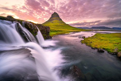 Iceland Waterfall Kirkjufellsfoss Summer Photo Workshop Tour