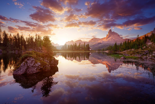 Lago Di Federa Dolomites