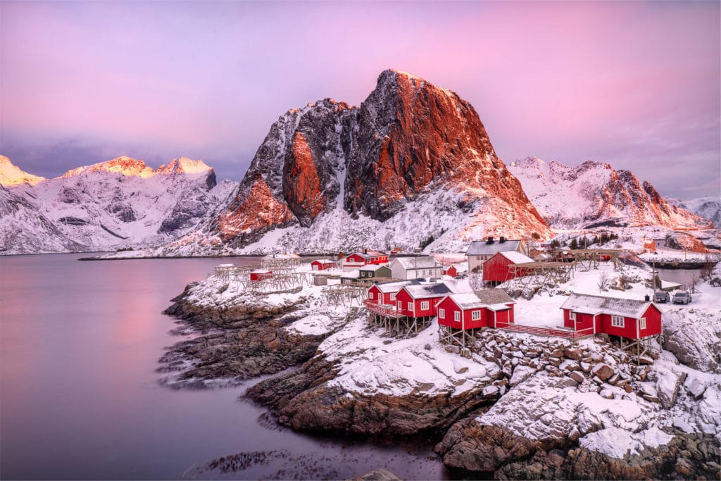 Sunrise Over Hamnoy in the Lofoten Islands - Norway Photo Workshop