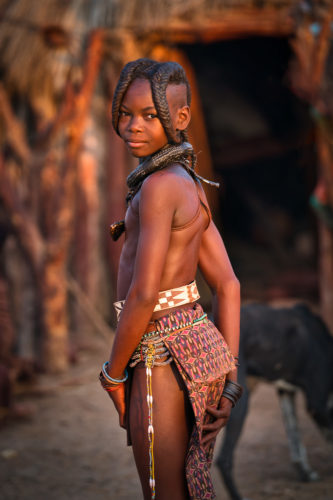 Young Himba Girl Namibia Photography Workshop Adventure