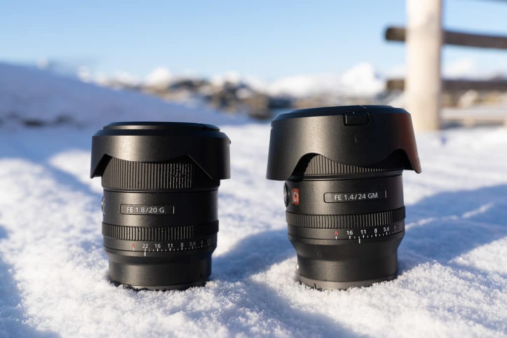 Size Comparison of All Current Sony FE GM Lenses