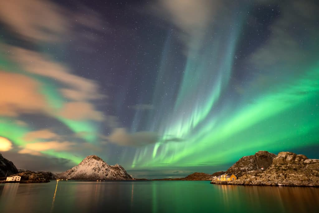Incredible Northern Lights Norway Sony 20mm f/1.8 G Lens