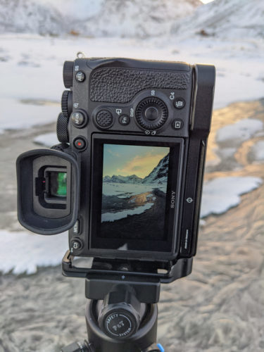 Sony 20mm f/1.8 G Behind the Scenes on a beach in Norway