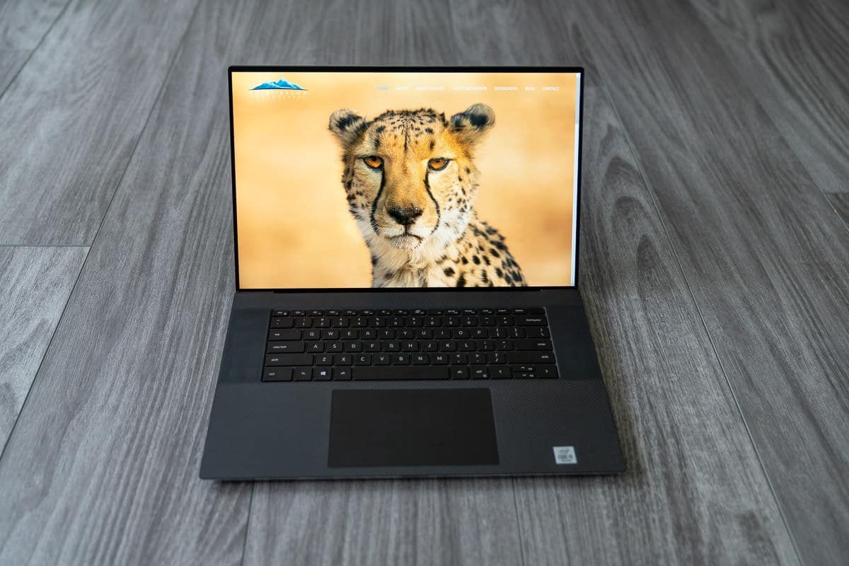 The gorgeous 4k Display of the XPS 17