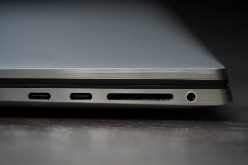 Right Side detail shot of the Dell XPS 17