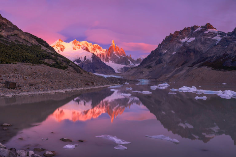 Enjoy a Cerro Torre Sunrise at the Patagonia Photography Workshop Adventure with Colby Brown