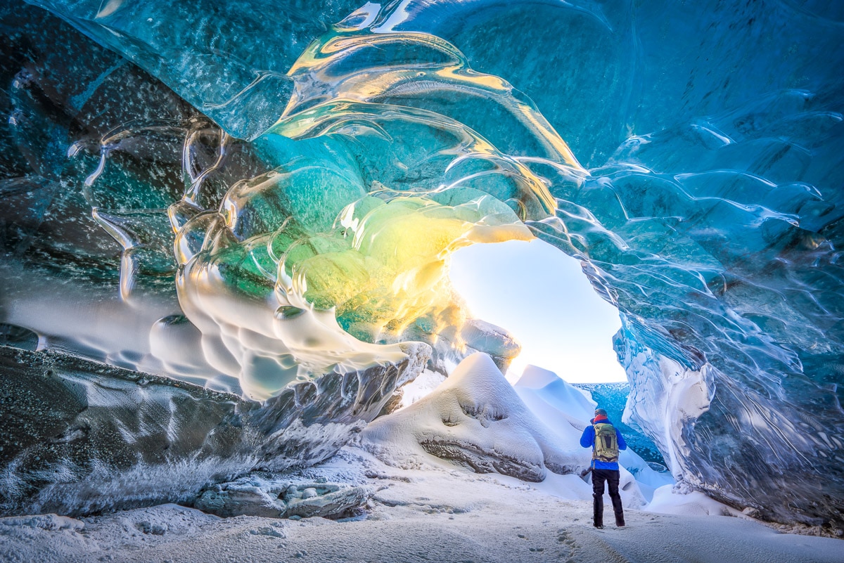Saphire Ice Cave near Jokulsarlon from Colby Brown's Iceland Winter Photo Workshop