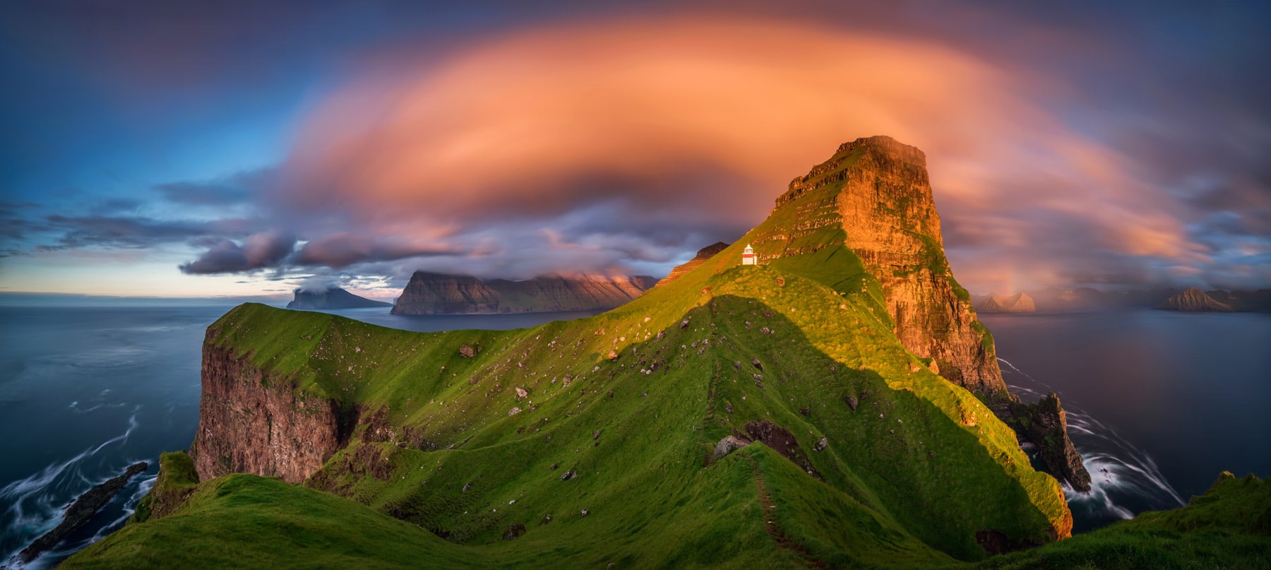 A beautiful sunset view of the Faroe Islands - Register for the Photography Workshop with Colby Brown