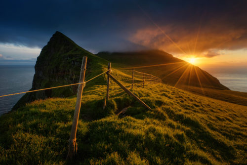 Sunset Mountains on the Faroe Islands - Register for Colby Brown's Faroe Islands Photography Workshop