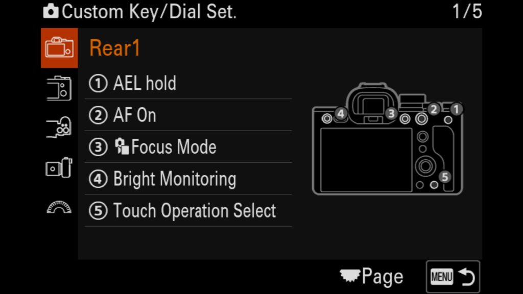 Customizing the Buttons on your Sony A7R V - Rear 1