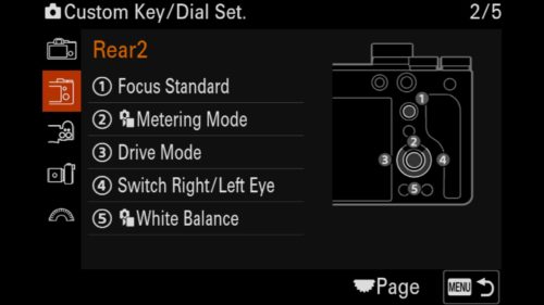 Customizing the Buttons on your Sony A7R V - Rear 2