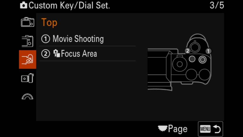 Customizing the Buttons on your Sony A7R V - Top