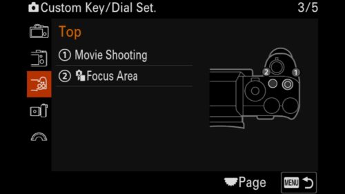 Customizing the Buttons on your Sony A7R V - Top