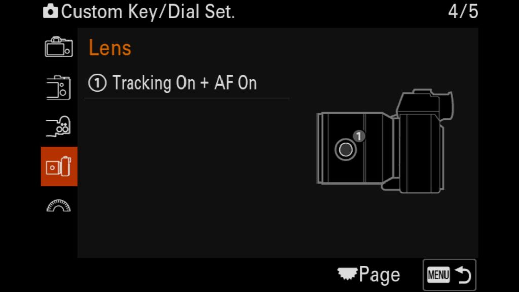 Customizing the Buttons on your Sony A7R V - lens button