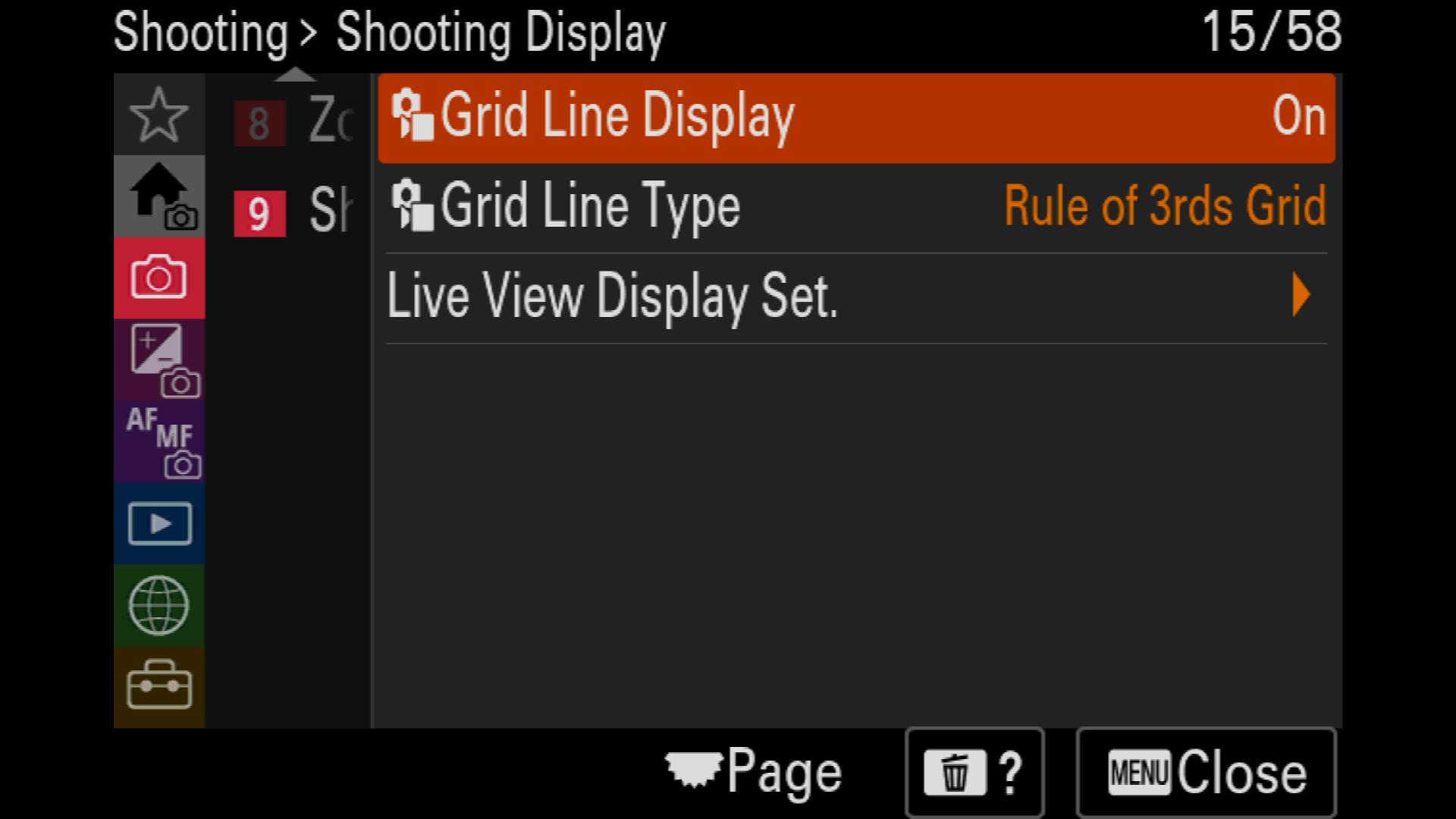 Sony-a7RV-Guide-Grid-Lines – Colby Brown Photography
