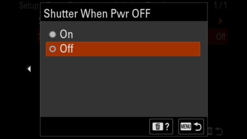 Closing The Shutter When The Camera Is Turned Off, To turn on this setting, navigate to the "Setup" menu and find "13: Setup Option". You will select the "Anti-dust Function" option there before turning on the "Shutter When Pwr OFF" setting, For the Sony a1 II by Colby Brown Photography.