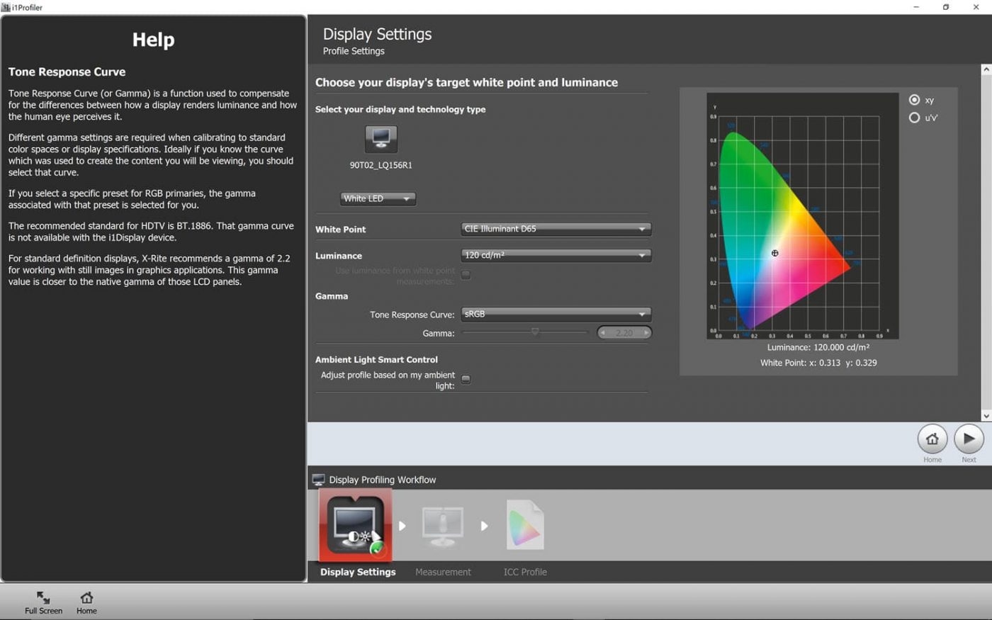 X-Rite i1 Profiler Dell XPS Color Management